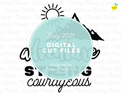 Digital Cut file - ADVENTURE - July 2021
