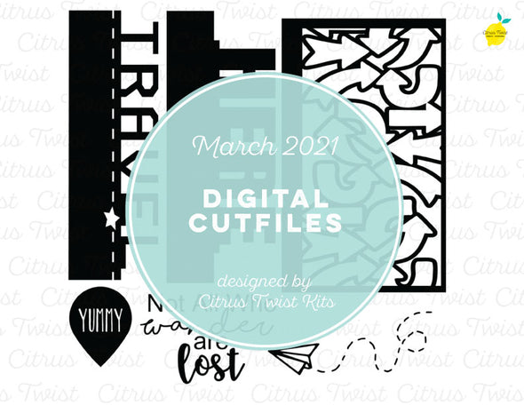 Digital Cut file - TRAVEL DIVIDERS - March 2021