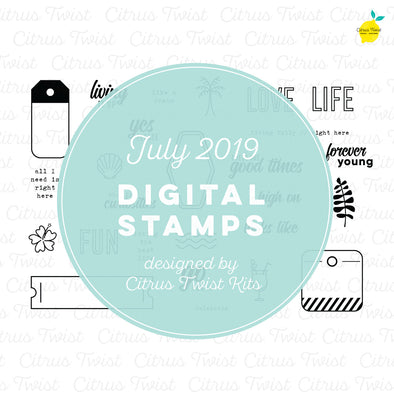 Citrus Twist This is Life "Chasing Curiosities" Digital Stamp Set - July 2019
