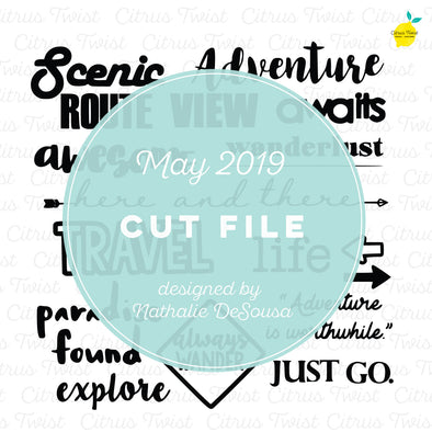Cut file - Travel Titles - May 2019