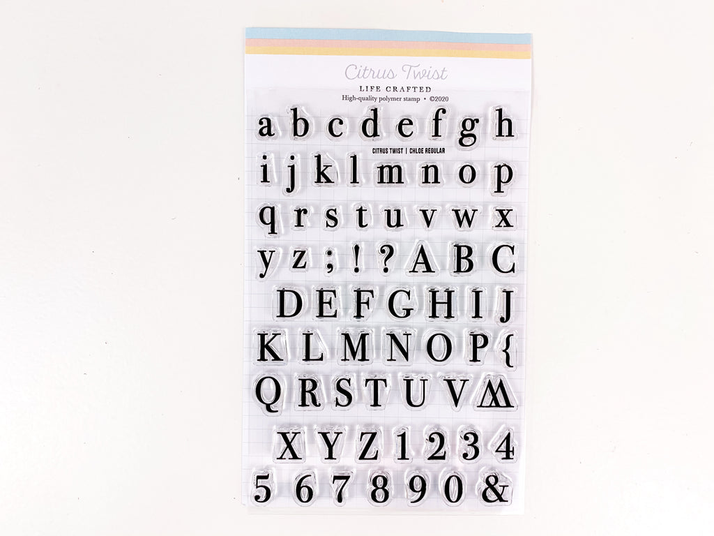 Charlotte Alphabet Stamp Set