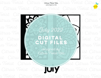 Digital Cut file - FLORAL SCREENS - July 2022