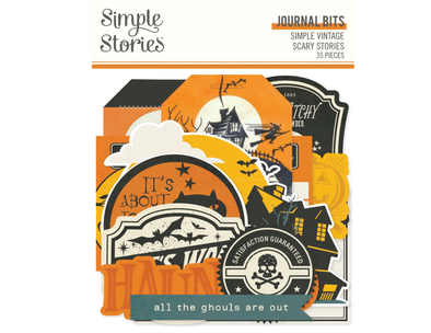 Simple Stories SIMPLE VINTAGE SCARY STORIES - Journal Bits