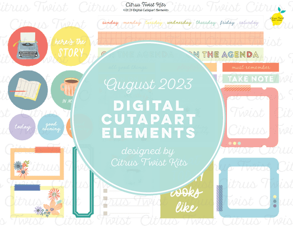 Life Crafted - ROUTINES - Digital Elements - August 2023