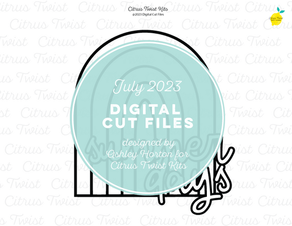 Digital Cut Files - SUMMER DAYS - JUL 2023