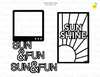 Digital Cut Files - SUN & FUN - JUL 2023