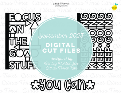 Digital Cut Files - YOU CAN - SEPTEMBER 2023