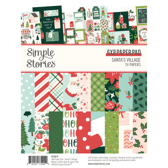 Simple Stories - SANTA'S VILLAGE -  6x8 Paper Pad