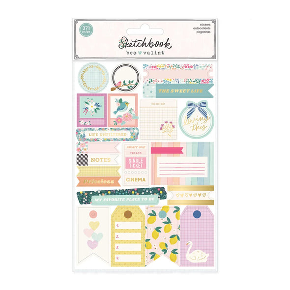 Bea Valint SKETCHBOOK Sticker Book