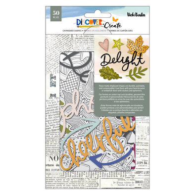 Vicki Boutin DISCOVER & CREATE Mixed Chipboard