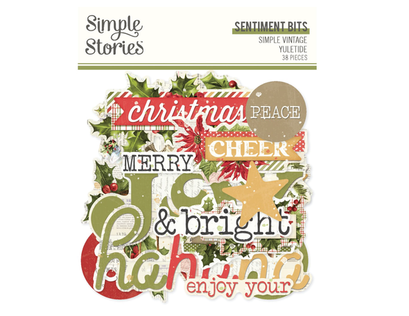 Simple Stories SIMPLE VINTAGE YULETIDE- Sentiment Bits