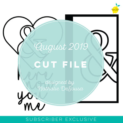Cut file - Ampersand Love - August 2019