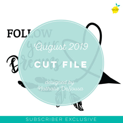 Cut file - Boho Heart - August 2019