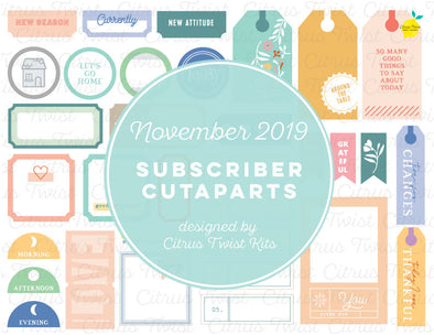 Printable - Cutaparts - November 2019