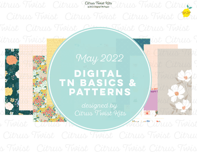 Life Crafted CRAVE - Traveler's Notebook Digital Paper - May 2022