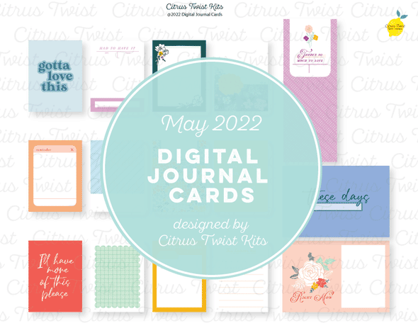 Life Crafted - CRAVES - Digital Journal Cards - May 2022