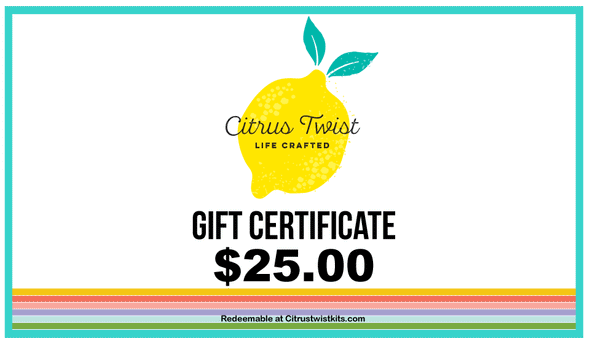 $25 Citrus Twist Gift Certificate
