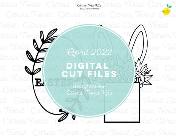 Digital Cut file - EASTER  - April 2022