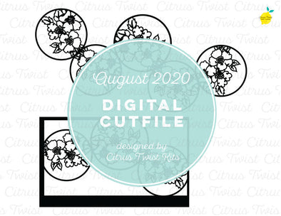 Cut file - FLORAL CIRCLE - August 2020