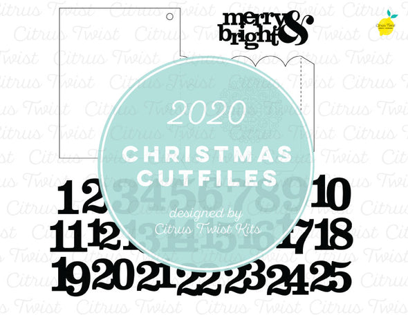 Cut file - COUNTDOWN - Christmas 2020