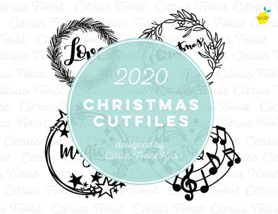 Cut file - WREATHS - Christmas 2020