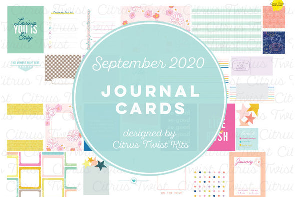 Life Crafted "THE BEST PARTS" Journal Cards - September 2020