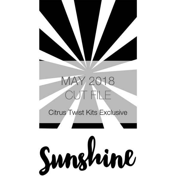 Cut File - Sunray Art - May 2018