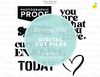 NEW! Digital Cut file - SIMPLE TITLES- January 2022