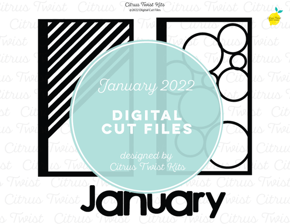 NEW! Digital Cut file - SIMPLE SCREENS - January 2022