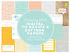 Life Crafted - NEW STARTS Traveler's Notebook Basics & Patterns Digital Papers - January 2021