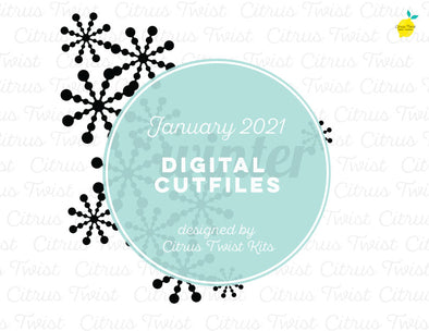 Digital Cut file - WINTER - January 2021