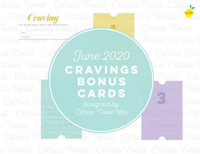 Journaling Cards - 3x4 Cards - June 2020