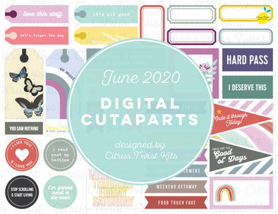 Printable - Cutapart Elements - June 2020