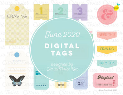 Printable - CRAVINGS Digital Tags - June 2020