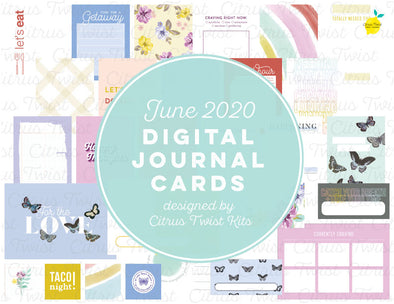 Life Crafted "CRAVINGS" Journal Cards - June 2020
