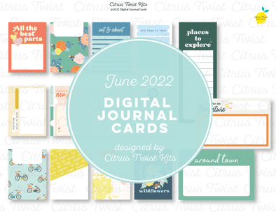 Life Crafted - EXPLORE - Digital Journal Cards - June 2022