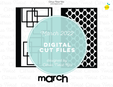 NEW! Digital Cut file - SIMPLE SCREENS - March 2022