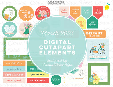 Life Crafted - SPRING DREAMS - Digital Elements - Mar 2023