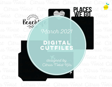 Digital Cut file - PLACES WE GO - March 2021