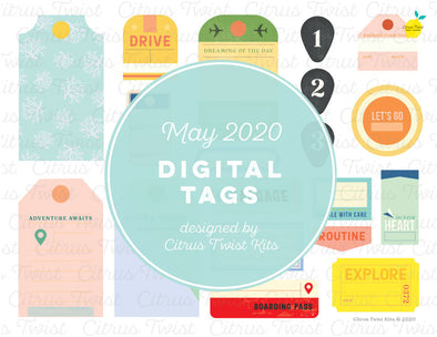 Printable - JOURNEYS Digital Tags - May 2020