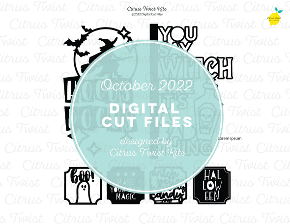 Digital Cut file - HOCUS POCUS - October 2022
