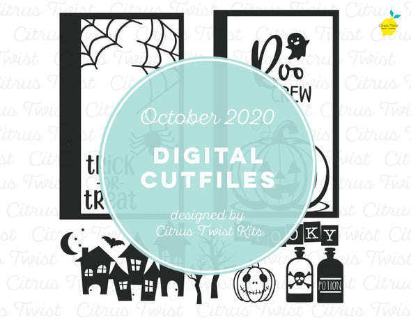 Cut file - HALLOWEEN - October 2020