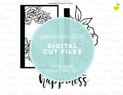Digital Cut file - CHOOSE HAPPINESS- September 2021