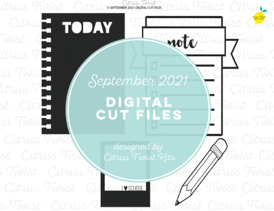 Digital Cut file - SCHOOL DAYS - September 2021