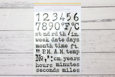 Citrus Twist 6" x 8" ALL ABOUT THE NUMBERS Stamp