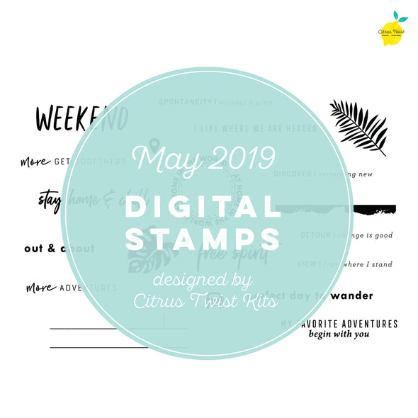 Citrus Twist This is Life "Free Spirit" Digital Stamp Set - May 2019