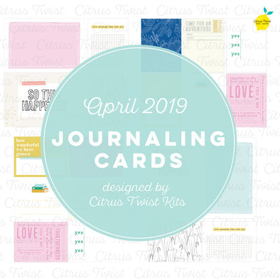 Life Crafted "Make It a Venti" Journaling Cards - April 2019