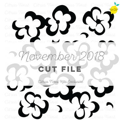 Cut file - Floral Garden - November 2018