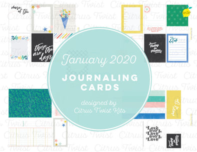 Life Crafted "Fierce & Fabulous" Journal Cards - January 2020