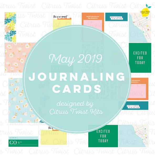 Life Crafted "Excursions" Journaling Cards - May 2019